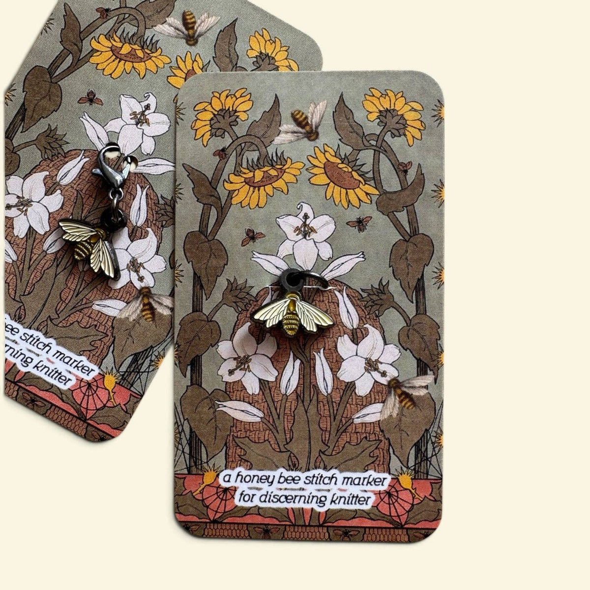 Honey Bee StitchMarker - FireFly Notes
