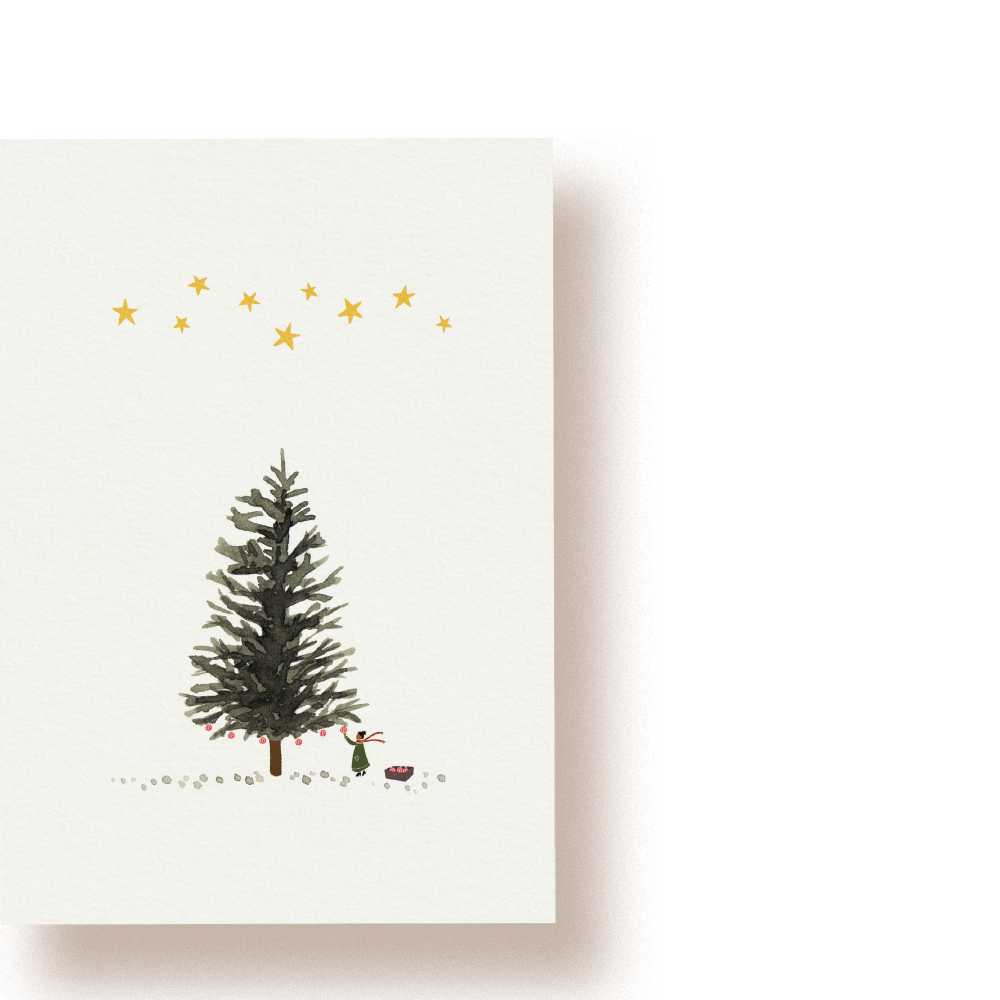Kerstboom | ansichtkaart