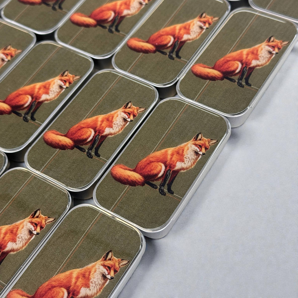 Woodland Fox Notions Tin Small - FireFly Notes
