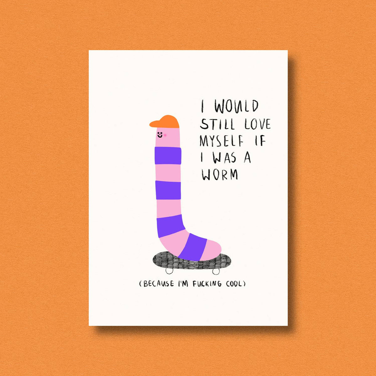 Ansichtkaart Worm