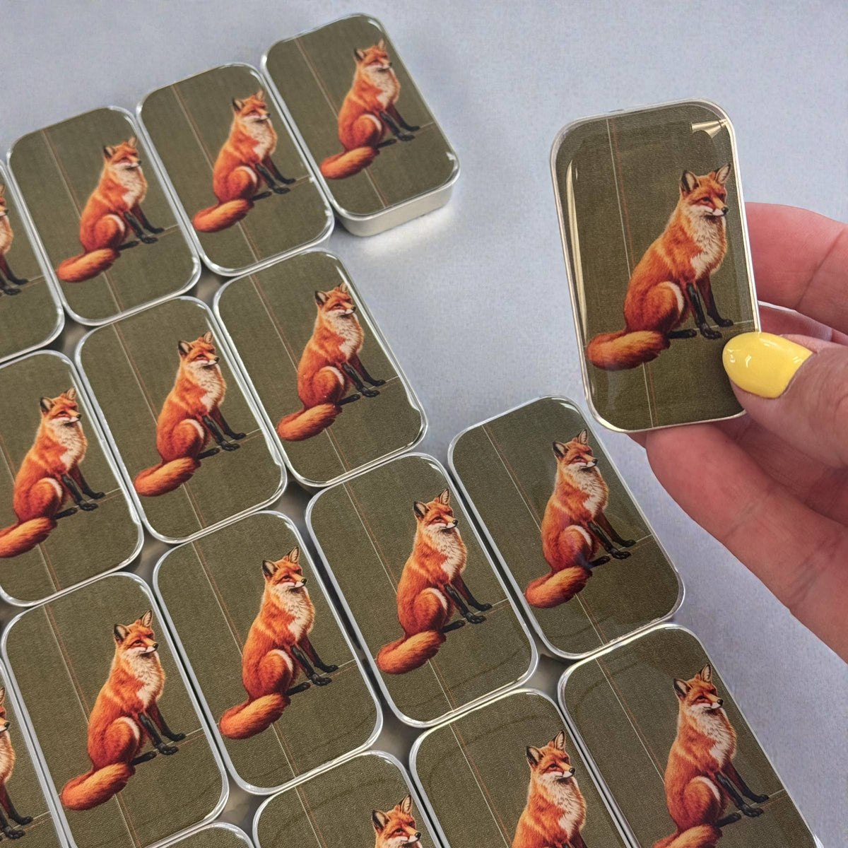 Woodland Fox Notions Tin Small - FireFly Notes