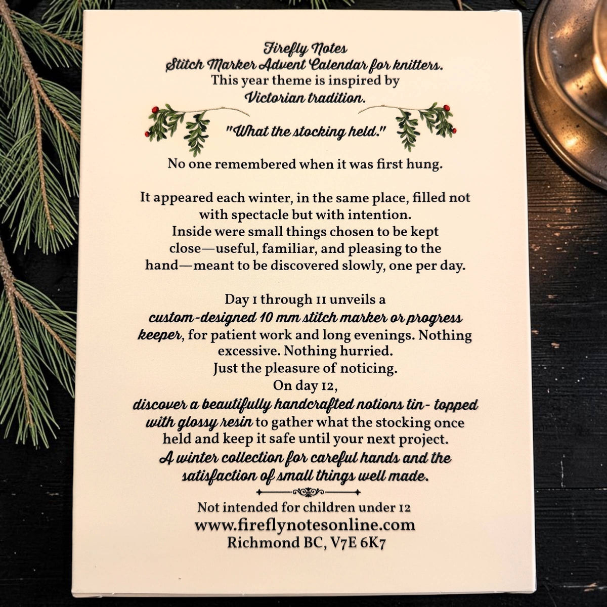 Firefly Notes - 2026 Adventskalender met Steekmarkeerders