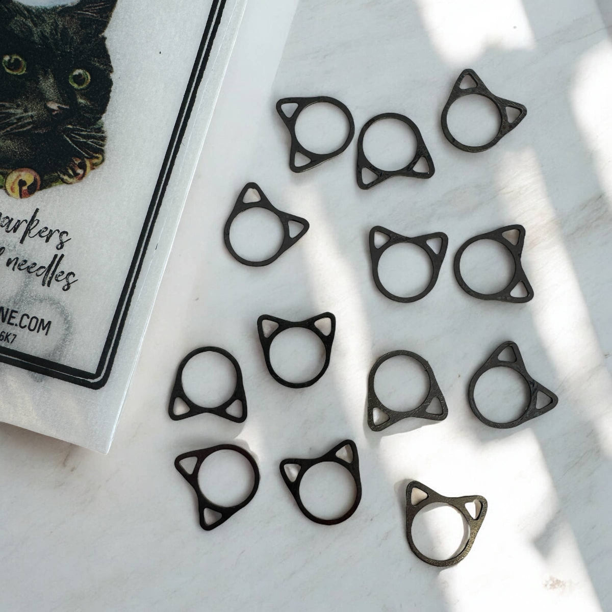 Bitty Black Kitties — Stekenmarkeerderset (Set van 13)