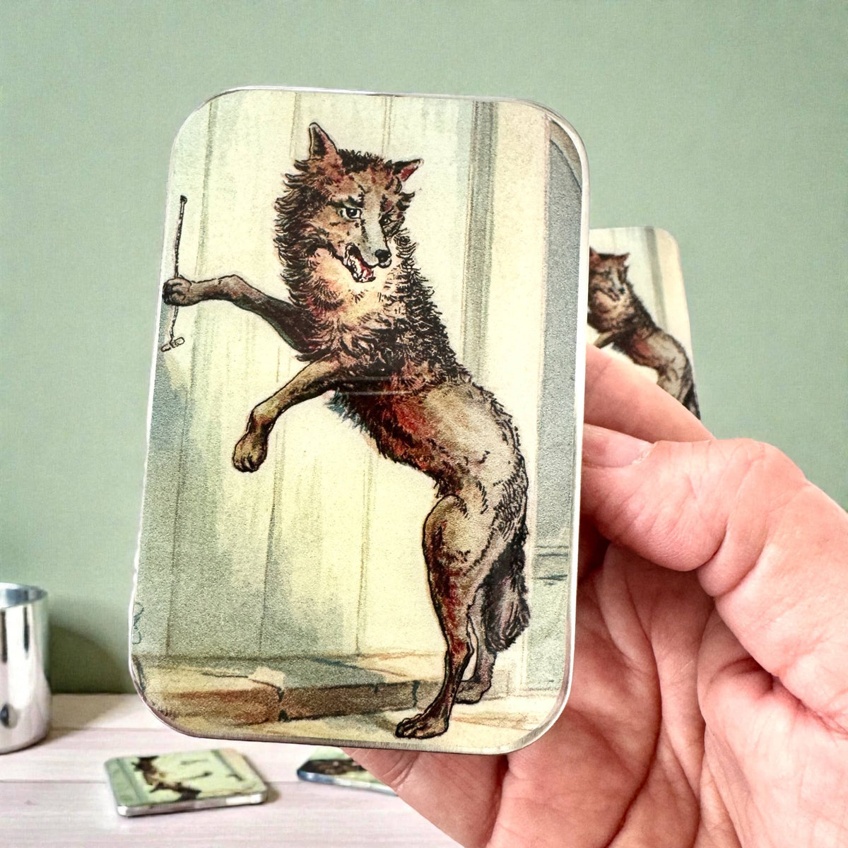 The Wolf at the Door Notions Tin - Firefly Notes