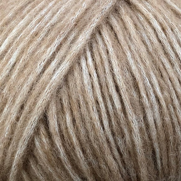 Closeup van bol Snefnug Natur kleur Nougat