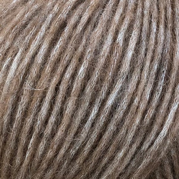 Closeup van bol Snefnug Natur kleur Noddebrun