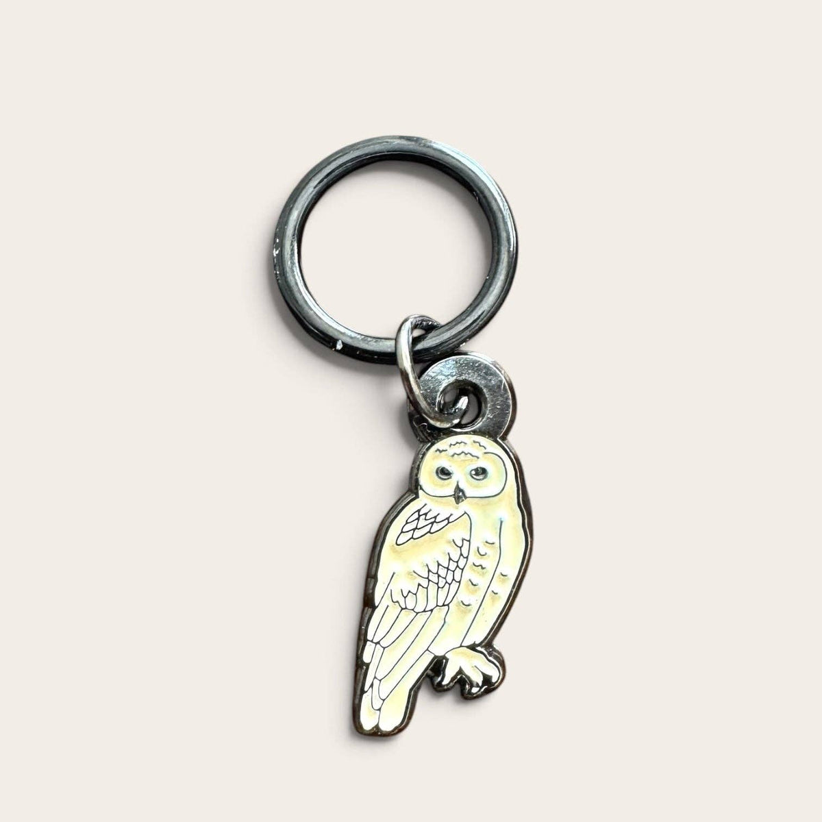 Snowy  Owl Stitchmarker - FireFly Notes