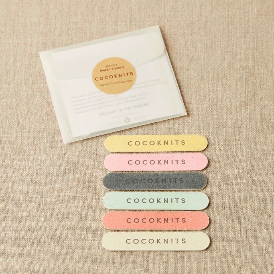 Cocoknits Emery Boards - Vijlplankjes (6 stuks)