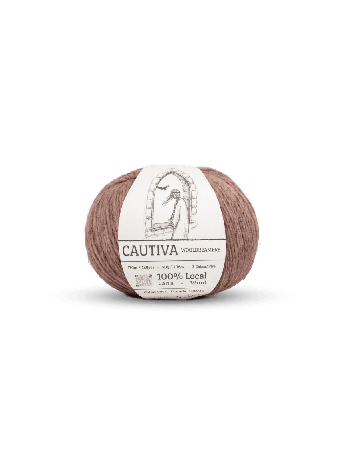 bol Cautiva in een heathered zalm/roze kleur
