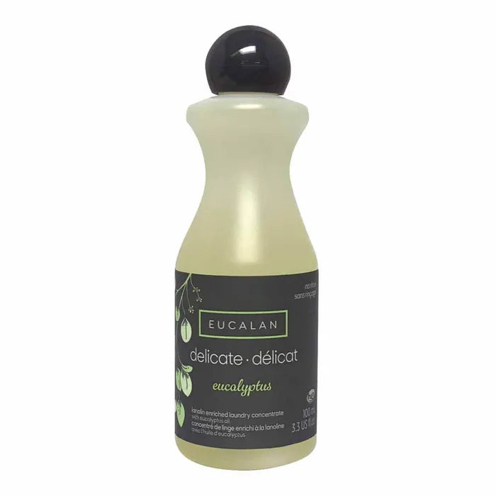 Plastic fles 500ml Wolwasmiddel no-rinse Eucalyptus geur