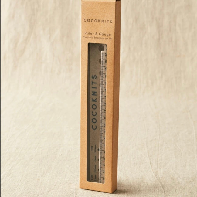 CocoKnits Ruler and Needle Gauge set