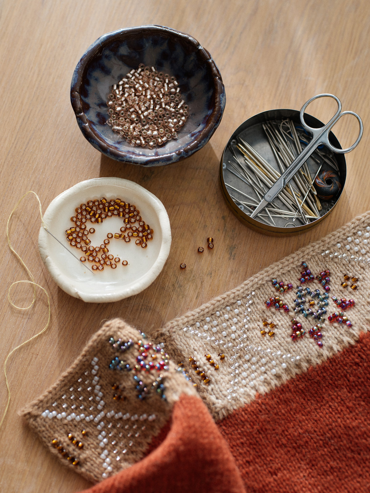 Beaded Colourwork - Jeanette Sloan