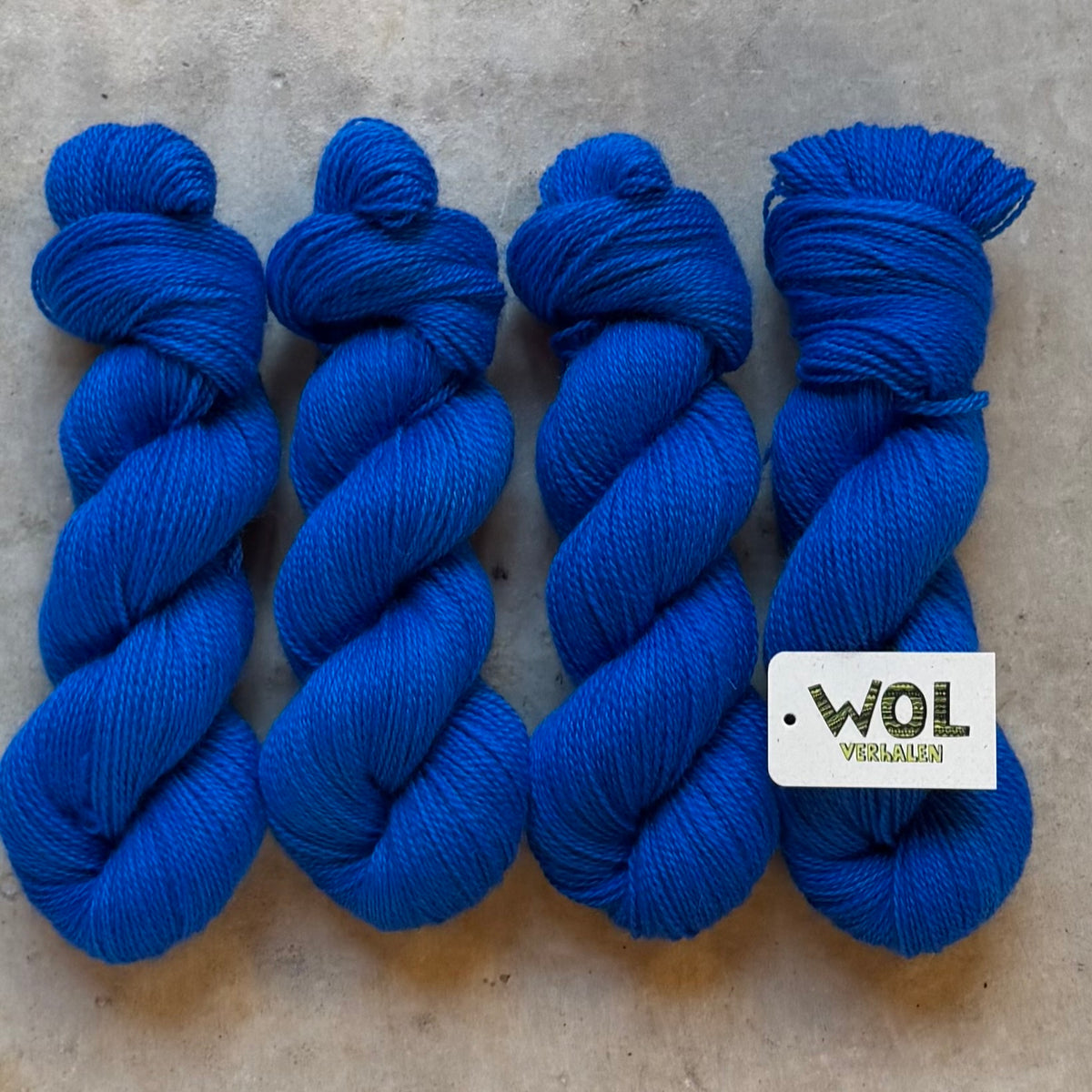 4 strengen Rustic sport in de kleur romanjij, Royal Blue