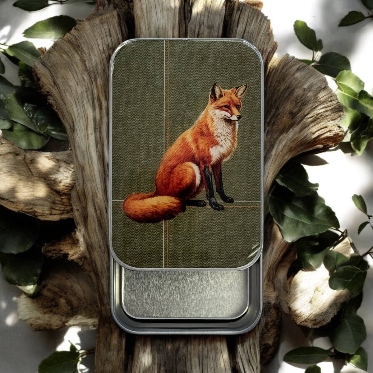 Woodland Fox Notions Tin Large - FireFly Notes