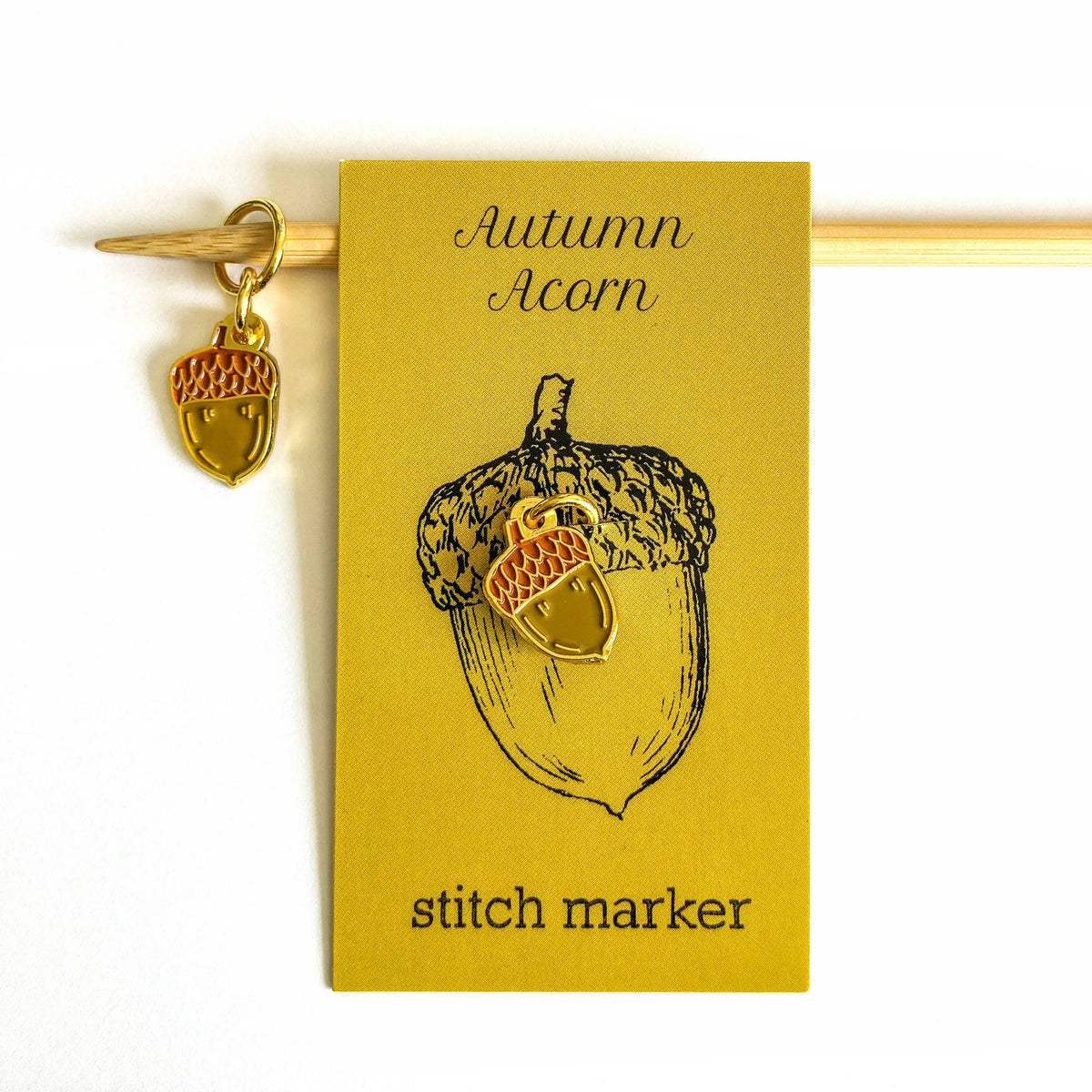 Acorn Stitch Marker - FireFly Notes