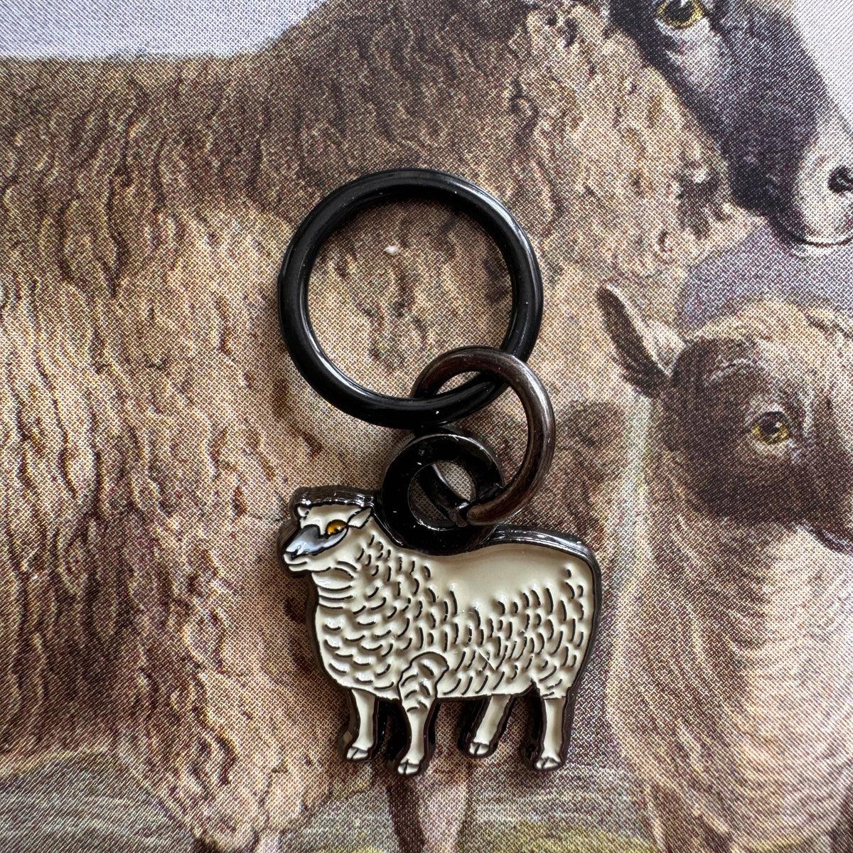 Meadow Sheep Stitch Marker - FireFly Notes