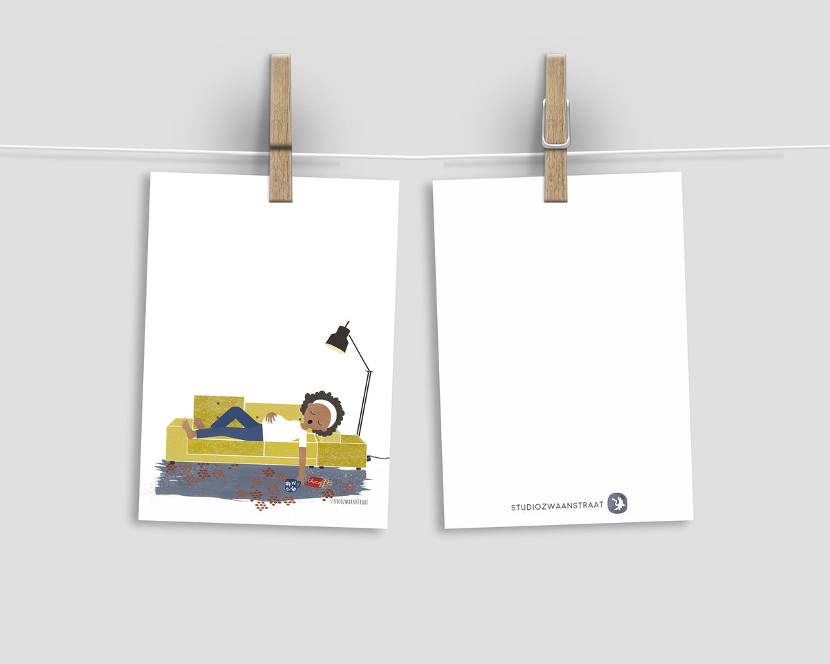 Ansichtkaart Serie Buiken- Poldersofa