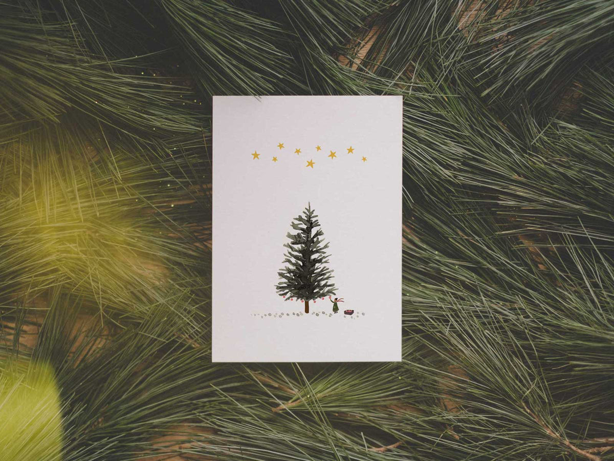 Kerstboom | ansichtkaart