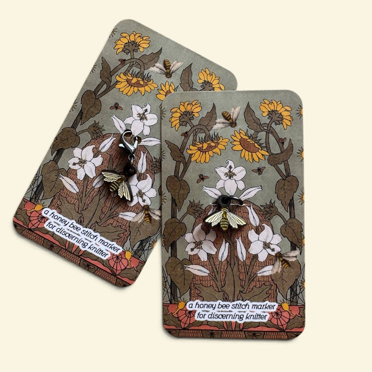 Honey Bee StitchMarker - FireFly Notes