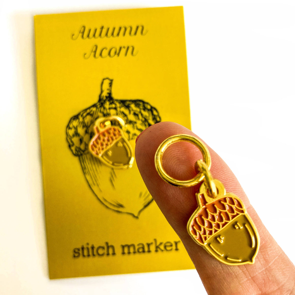 Acorn Stitch Marker - FireFly Notes