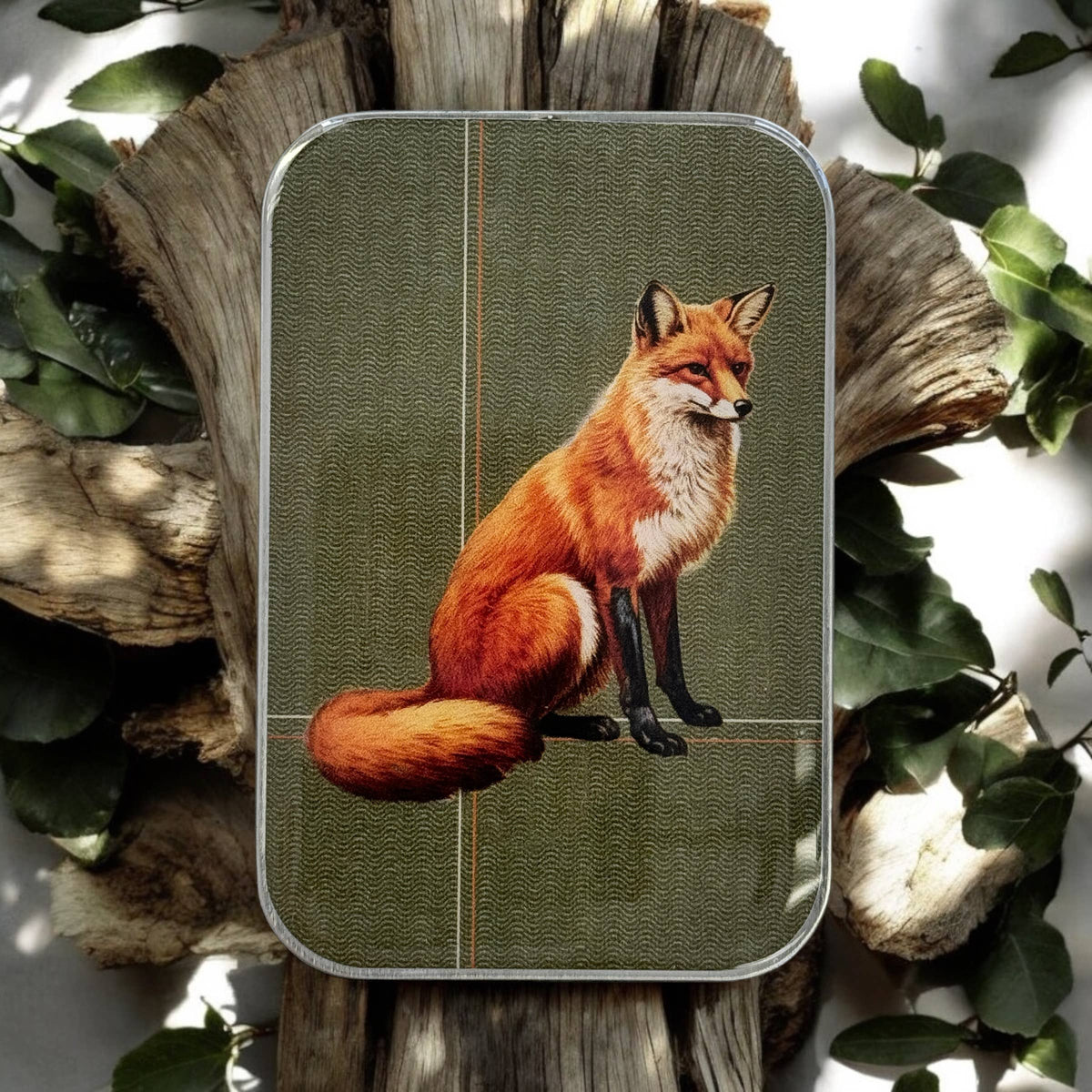 Woodland Fox Notions Tin Large - FireFly Notes