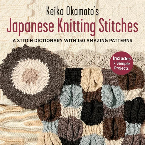 Cover van engelstalig boek Japanese Knitting Stitches van Keike Okamoto
