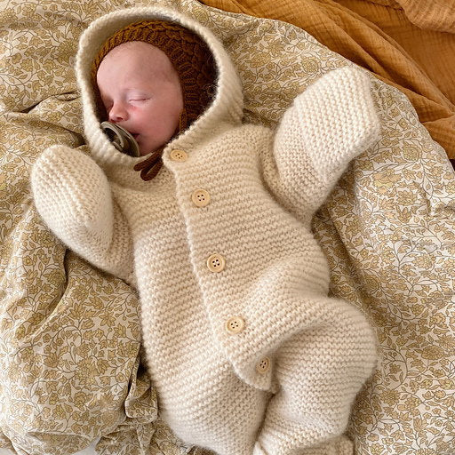 Selma Sleep Suit in Snefnug van CaMaRose